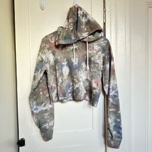 Wild Fable Tie-Dye Cropped Hoodie